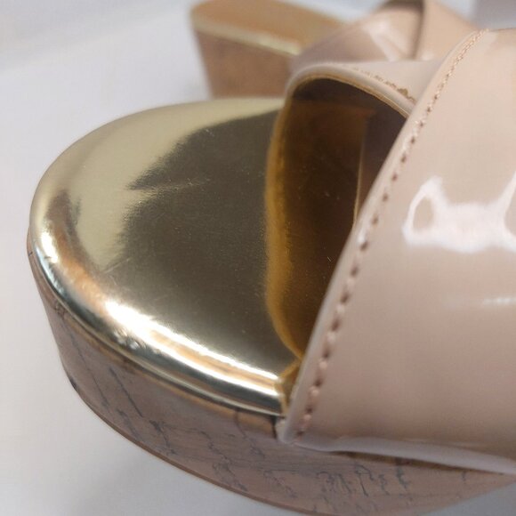 Sam & Libby Platform Slide On Sandals Women's Size 6.5 - Picture 14 of 14